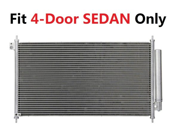 NEW AC CONDENSER 3965 Fit 2012-2015 HONDA CIVIC 1.8L 2.4L 1.5L Hybrid 4-DOOR SEDAN ONLY 80110TR0A01 80110TR0A02 80110TX6A01